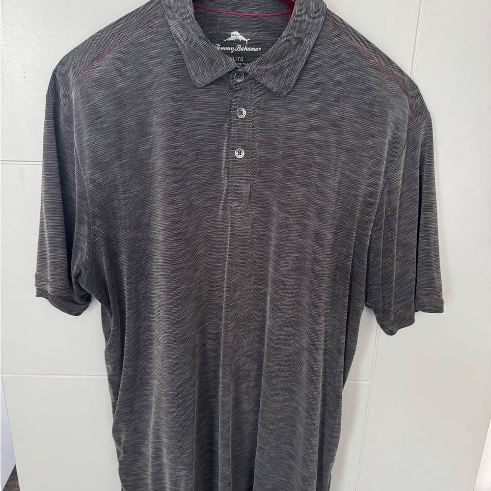 Tommy Bahama Gray Polo Shirt for Men